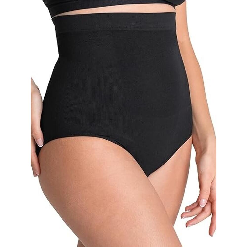 Empetua by Shapermint All Day Every Day High-Waisted Shaper Panty Sz M/L Black